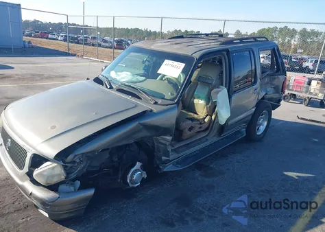 2000 Mercury Mountaineer из США, поврежденный, VIN 4M2DU66PXYUJ06516